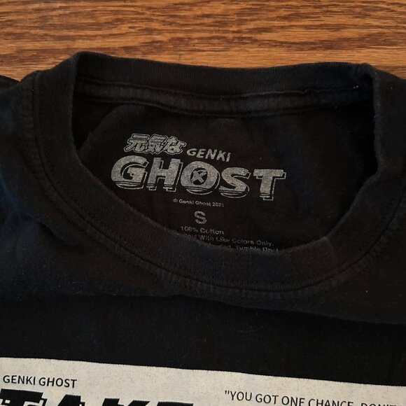 Genki Ghost Take Care 003 GG Girl & Model Ghost T-Shirt Tee Size Small Anime - Picture 7 of 10